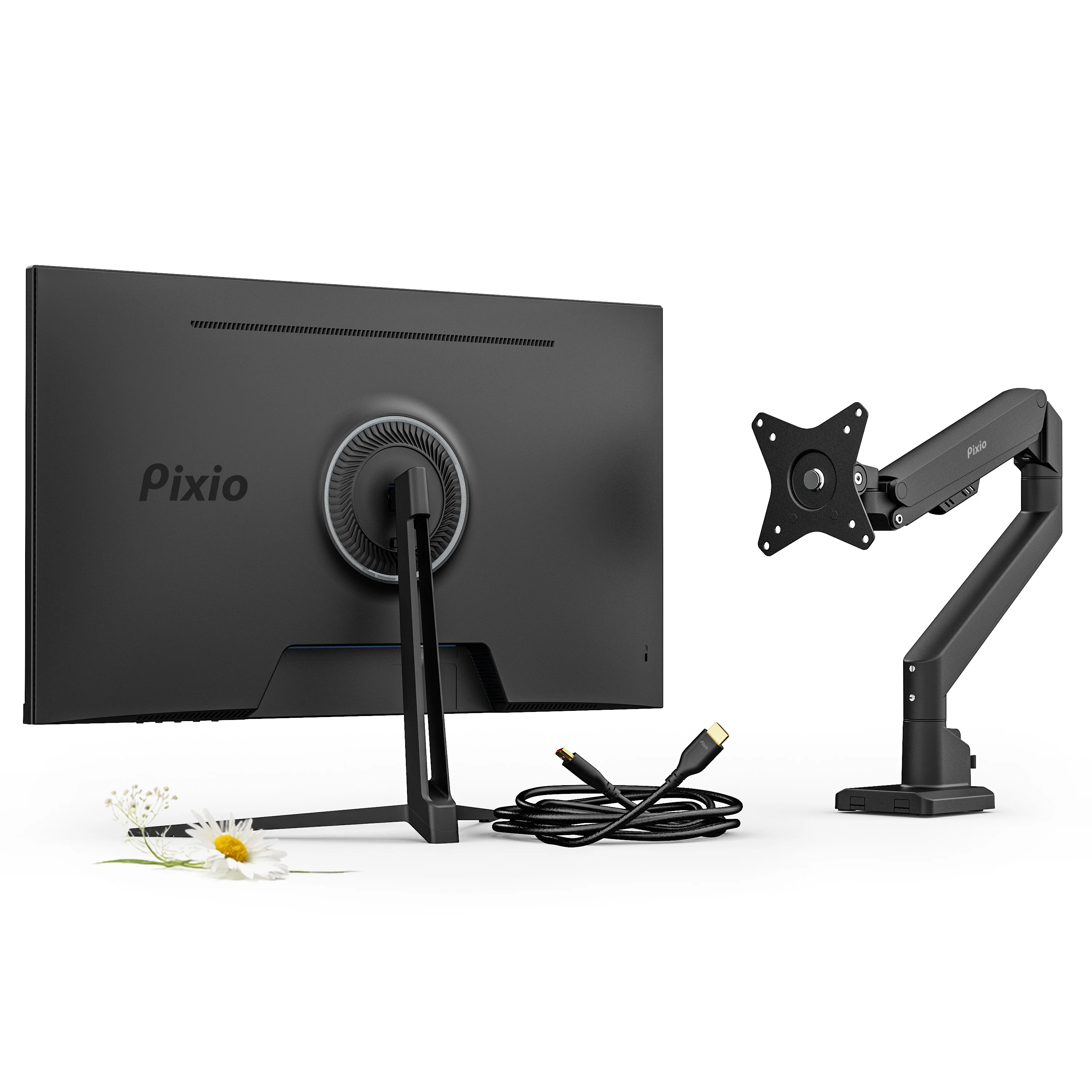 PX278 Wave Bundle: Includes Monitor Arm + Accessories - Image 7